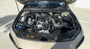 Engine rooms of the 2024 Mazda 3